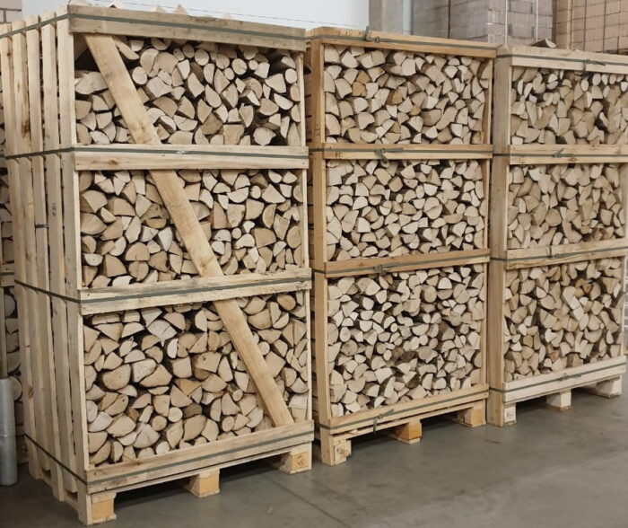 Haardhout openhaardhout ovengedroogd beuken 1x1x1,8m 33cm