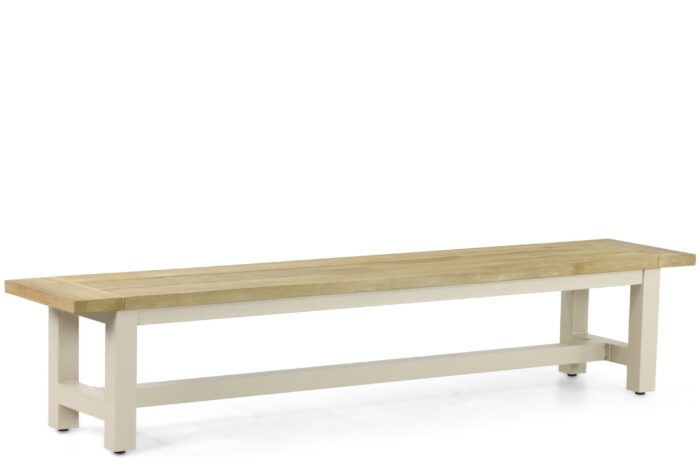 Lifestyle Garden Furniture San Francisco picknickbank 260 x 40 cm – Taupe-naturel-bruin