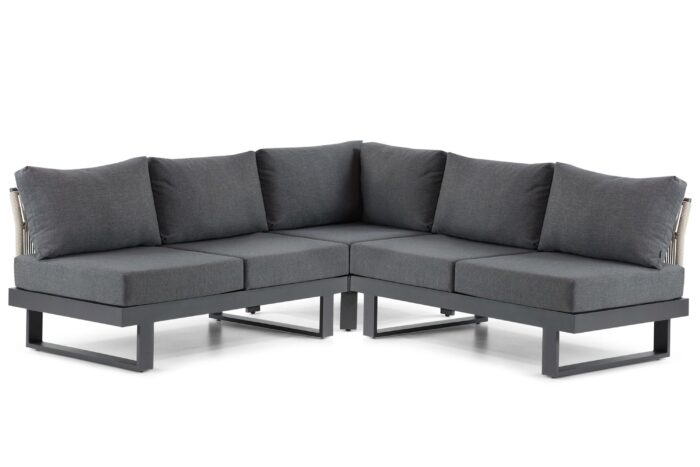 Lifestyle Garden Furniture Lorenzo hoek loungeset 3-delig – Grijs-antraciet