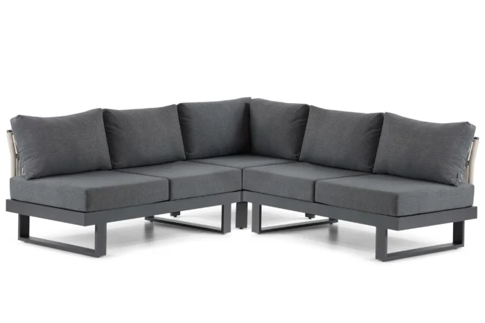Lifestyle Garden Furniture Lorenzo hoek loungeset 3-delig - Grijs-antraciet