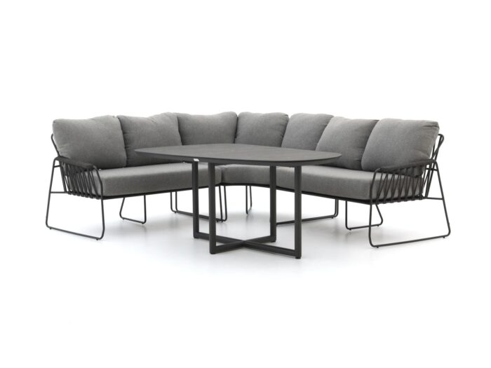 Tierra Outdoor Rivera dining loungeset 3-delig Laagste prijsgarantie! – Grijs