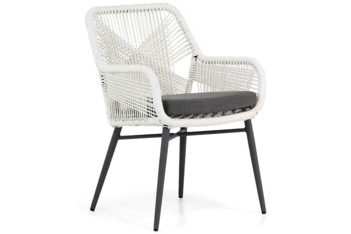 Lifestyle Advance dining tuinstoel whitewash – Wit