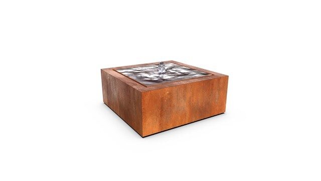 Geroba Watertafel Taula Quadra 60 x 60 x 70 cm Waterornament