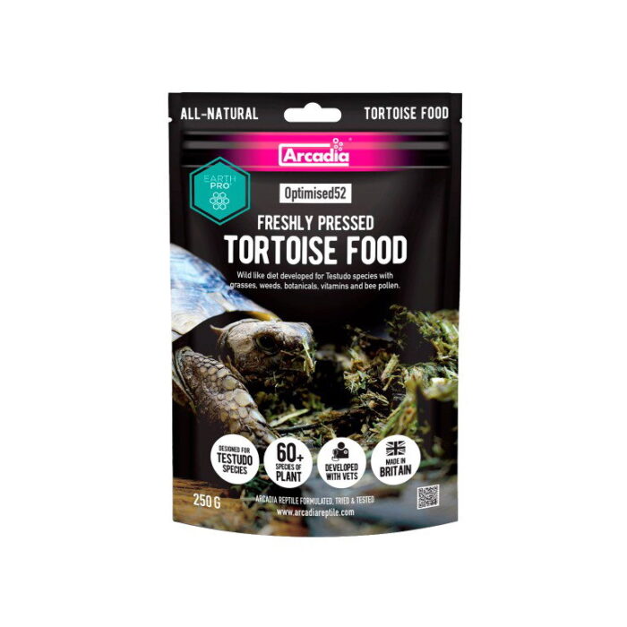 Aquadistri Arcadia earth pro optimised52 landschildpadden voer 250g Arcadia – bruin