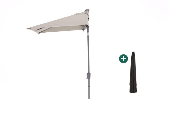 Shadowline balkonparasol 210x130cm – Taupe