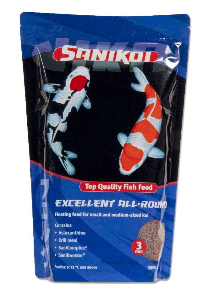 Velda Karpervoer Sanikoi Excelent allround 3 mm 3 liter – Zie Foto