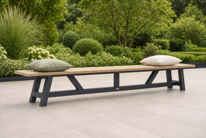 Lifestyle Garden Furniture Trente picknickbank 330 cm – Naturel teak