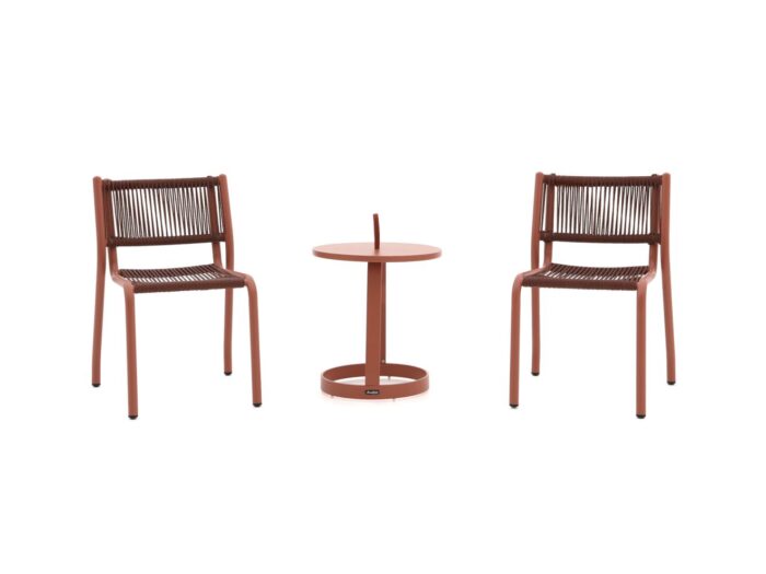 Manifesto Furniture Manifesto Misurina/Salemi balkonset 3-delig stapelbaar Laagste prijsgarantie! – Taupe