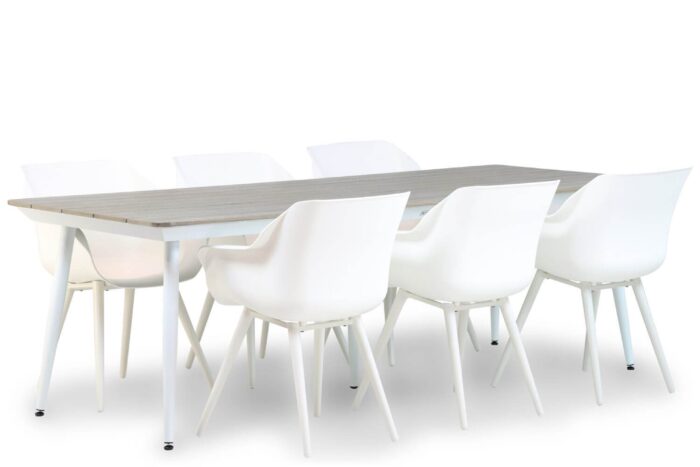 Hartman Sophie studio/Yala 240 cm dining tuinset 7-delig – Wit