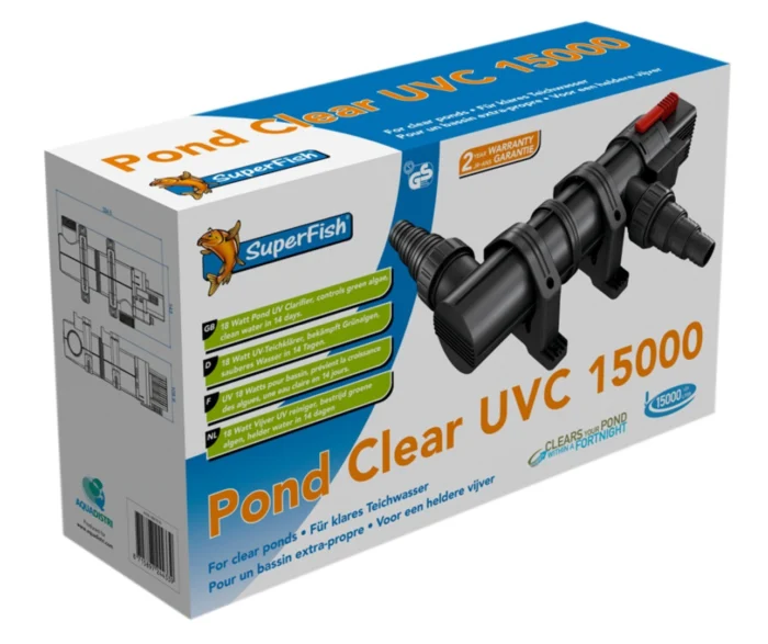 Superfish Pondclear Uvc 18W/15.000 Liter vijver