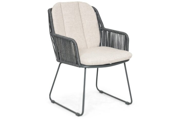 Domani Furniture Trivento dining tuinstoel – Grijs-antraciet