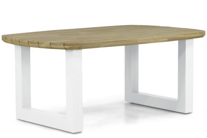 Lifestyle Garden Furniture Falcon/Talai dining tuintafel 180 x 115 cm – Wit
