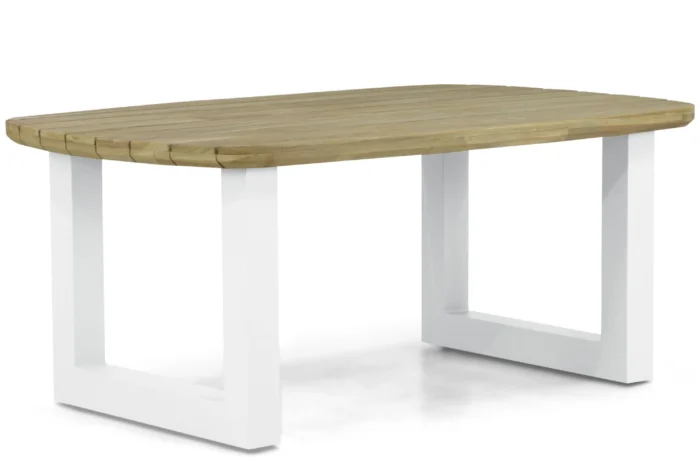Lifestyle Garden Furniture Falcon/Talai dining tuintafel 180 x 115 cm - Wit