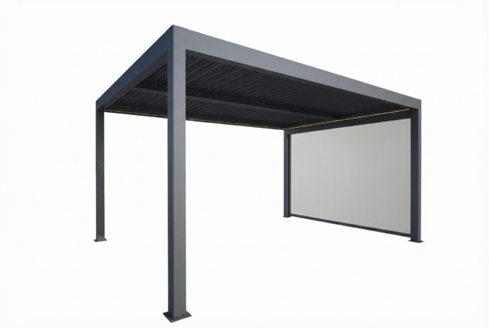 Alura Windscherm 400 cm antraciet – Grijs-antraciet