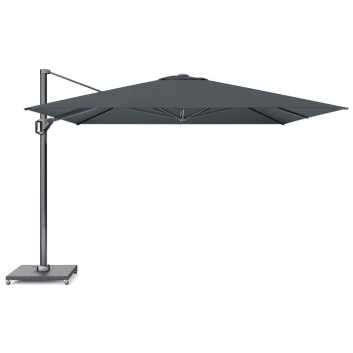 Platinum Sun & Shade | Zweefparasol Challenger T¹ Premium 350 x 350 cm | Faded Black