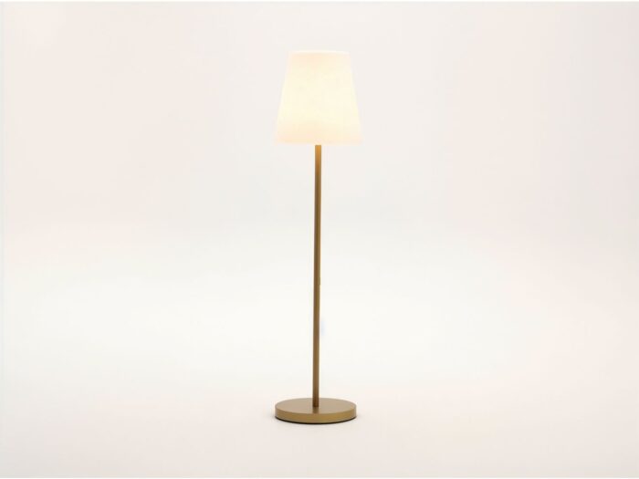 New Garden Lola slim staande buitenlamp led solar oplaadbaar dimbaar ø 44cm (h: 177cm) Laagste prijsgarantie! – Taupe