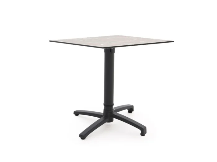 Bellagio tuinmeubelen Canzo klaptafel 80x80x73/109cm verstelbaar - Grijs