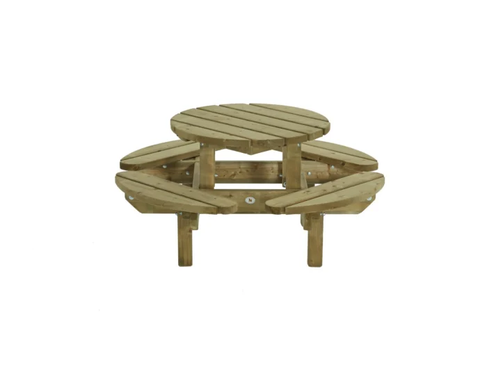 Talen buitenmeubelen Kinderpicknicktafel rond - groen