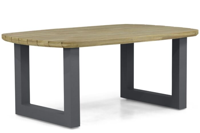 Lifestyle Garden Furniture Falcon/Talai dining tuintafel 180 x 115 cm – Grijs-antraciet