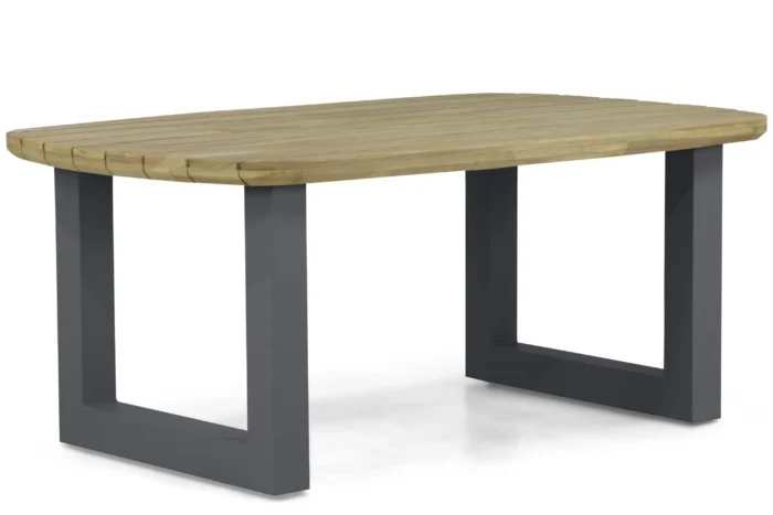 Lifestyle Garden Furniture Falcon/Talai dining tuintafel 180 x 115 cm - Grijs-antraciet