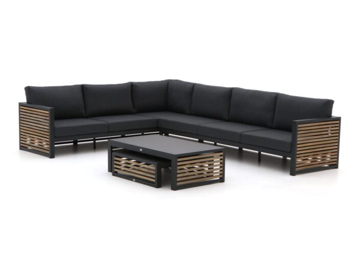 Bellagio tuinmeubelen Cadora hoek loungeset 4-delig links – Grijs