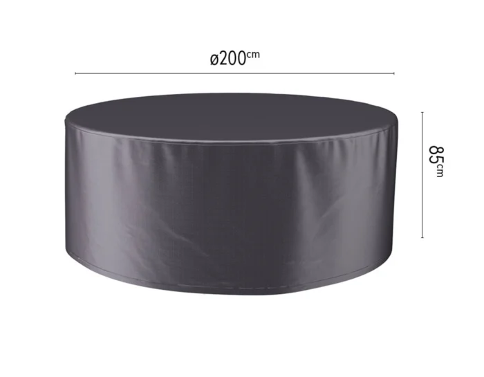 Aerocover Hoes tuinmeubel 200 x 85 cm - grijs