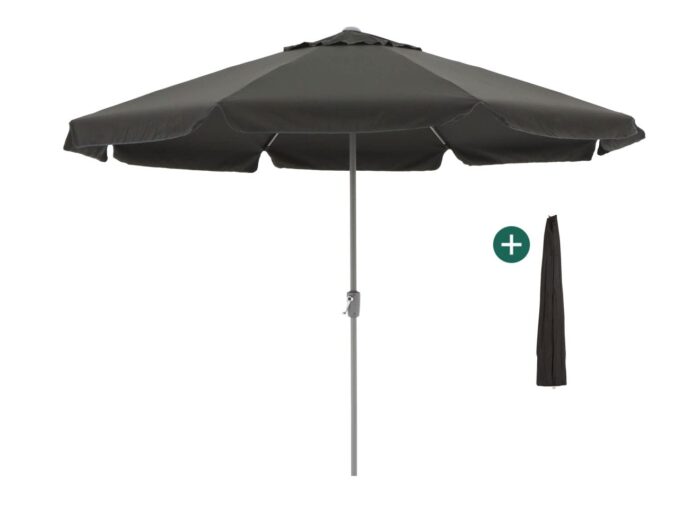Shadowline Aruba parasol ø 350cm Laagste prijsgarantie! – Grijs