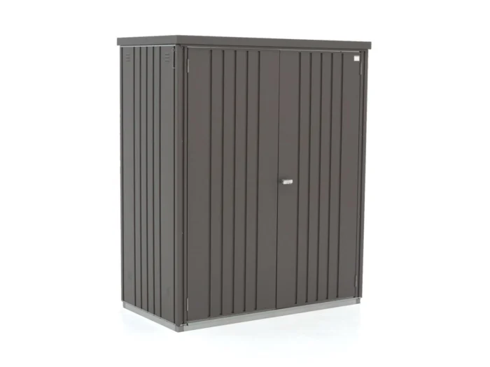 Biohort Tuinkast 155x83x182,5cm (Incl. bodemplaat en frame) - Grijs