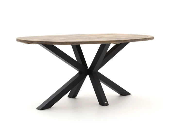 ROUGH Furniture ROUGH-Y Ellips high dining tuintafel 240x120cm - Bruin