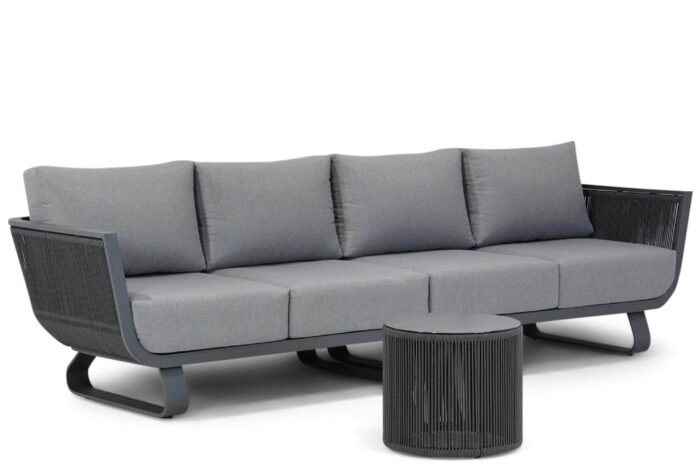 Santika Furniture Corniche loungebank 3-delig – Transparant