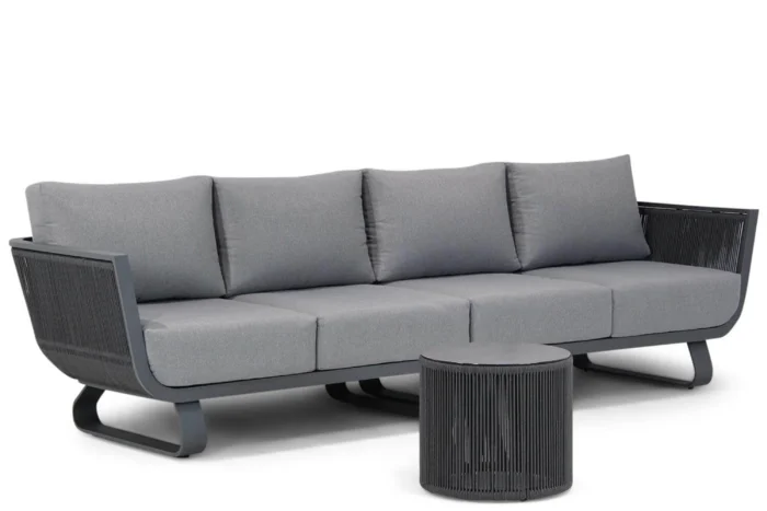 Santika Furniture Corniche loungebank 3-delig - Transparant