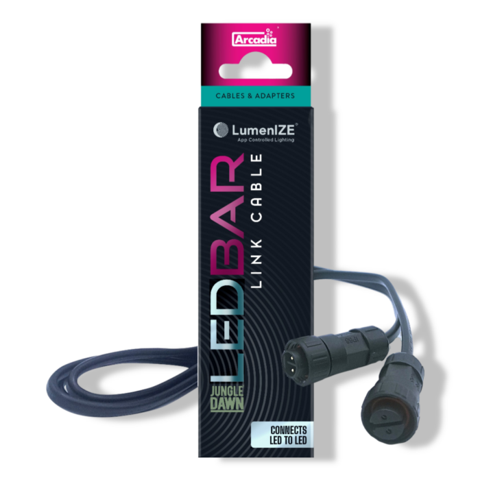 Aquadistri Lumenize led to led 1.2m link cable Arcadia – zwart