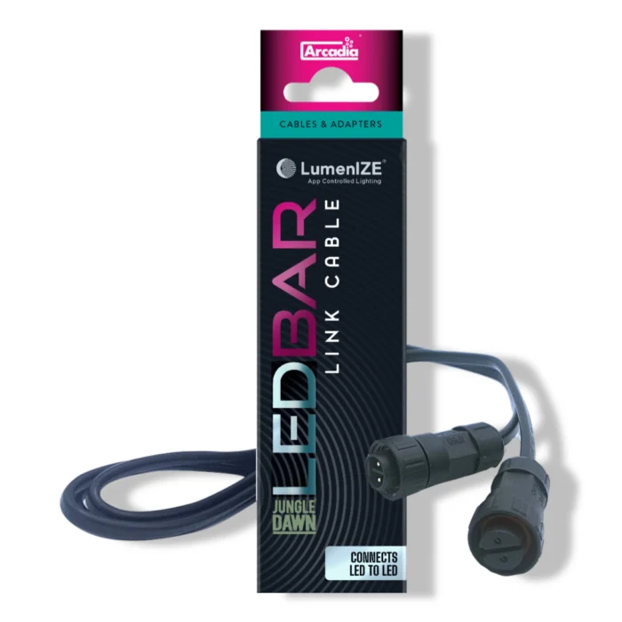 Aquadistri Lumenize led to led 1.2m link cable Arcadia - zwart