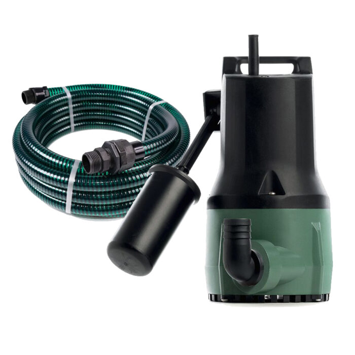 Dab Nova 300 M-A met afvoerslang 7 meter – Groen/ zwart / RVS