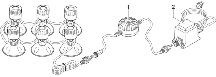 Pontec Pondostar led set 6 - Zie Foto