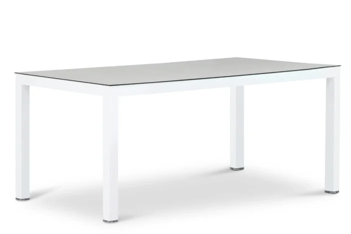 Lifestyle Garden Furniture Margao dining tuintafel 180 x 90 cm - Wit
