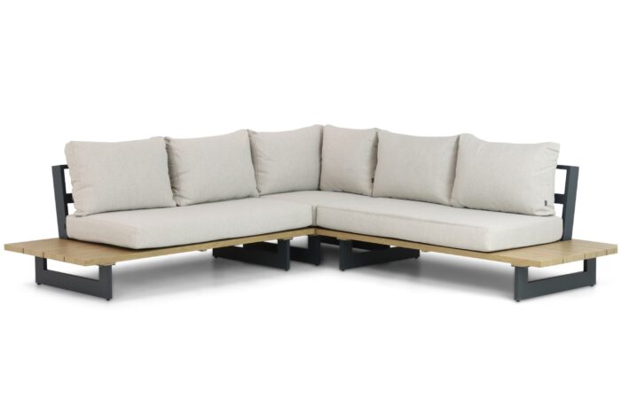Lifestyle Garden Furniture Azzurro hoek loungeset 3-delig – Grijs-antraciet