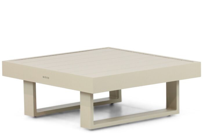 Lifestyle Garden Furniture Lorenzo loungetafel 73,5 x 73,5 cm – Taupe-naturel-bruin