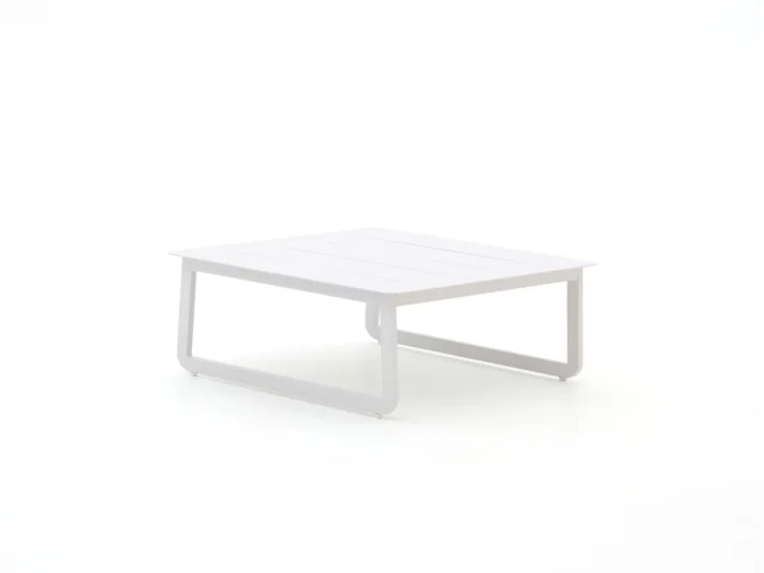 Bellagio tuinmeubelen Bertinoro lounge tuintafel 85x85x32cm - Wit