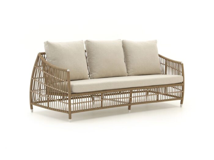 Manifesto Furniture Manifesto Ortello lounge tuinbank 3-zits 208cm Laagste prijsgarantie! – Taupe