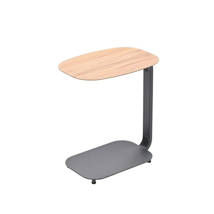 Garden impressions Lucca Bijzettafel Teak Look 45x30x51 cm – bruin;grijs