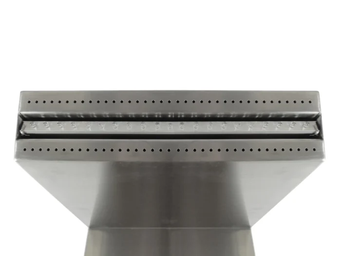 Ubbink waterval straight met led rvs ino x 316 liter 54 x 42 x 30 cm - wit