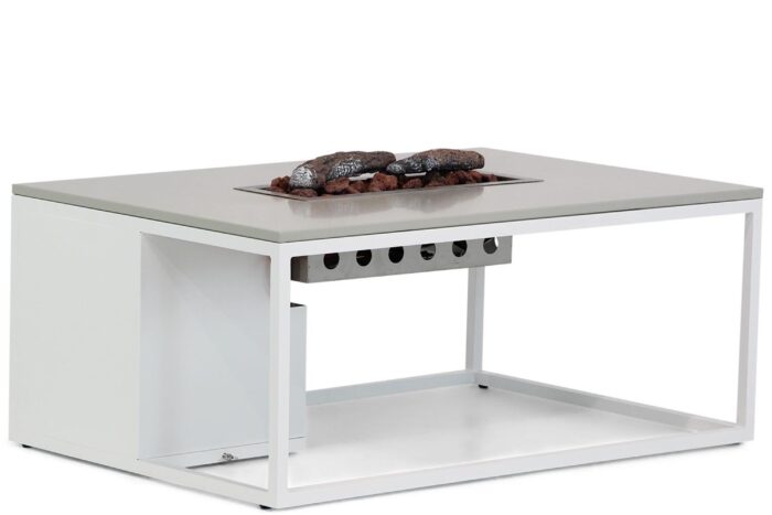 Cosiloft lounge vuurtafel 120 x 80 cm – Wit