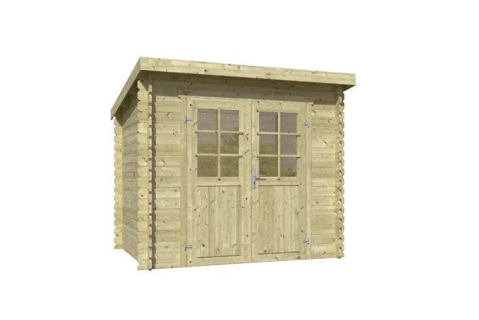 Outdoor life Blokhut Indi 230x175 Olijfgroen Geimpregneerd - hout