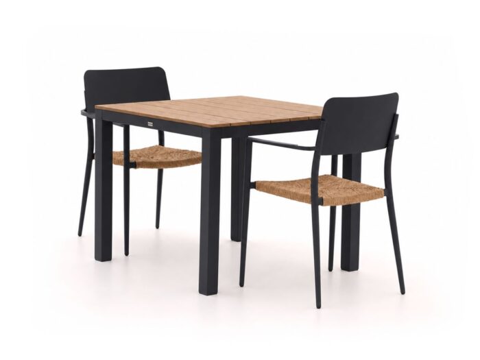Bellagio tuinmeubelen Cino/Fidenza 90cm dining tuinset 3-delig stapelbaar