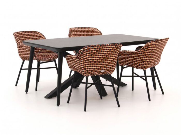 Hartman tuinmeubelen Hartman Delphine/Sophie Studio 170cm dining tuinset 5-delig Laagste prijsgarantie!