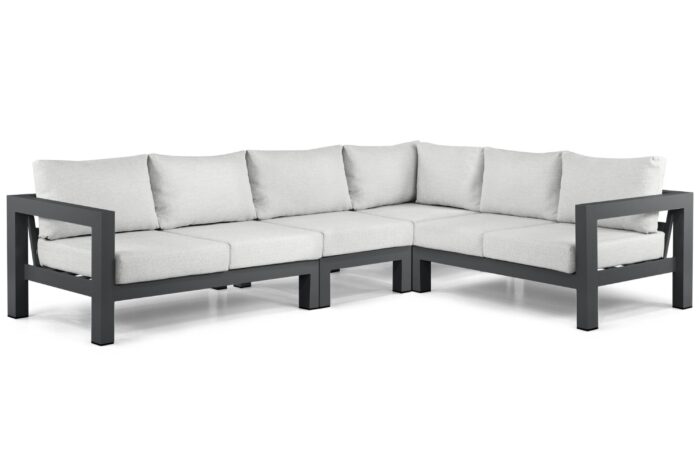 Lifestyle Garden Furniture Luca hoek loungeset 4-delig – Grijs-antraciet