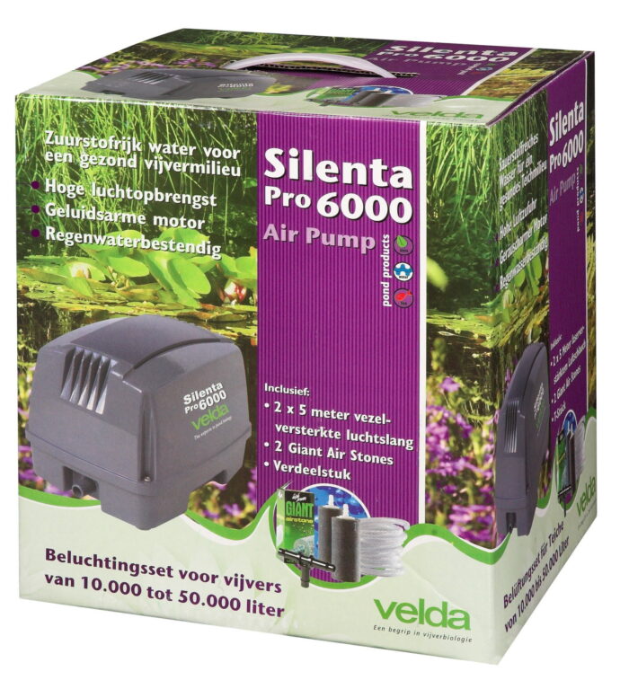 Velda Luchtpomp Silenta Pro 6000 – Zie Foto
