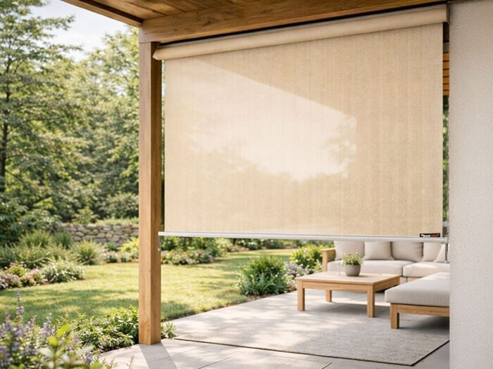 Shadow Comfort rolgordijn 248x240cm Laagste prijsgarantie! – Taupe