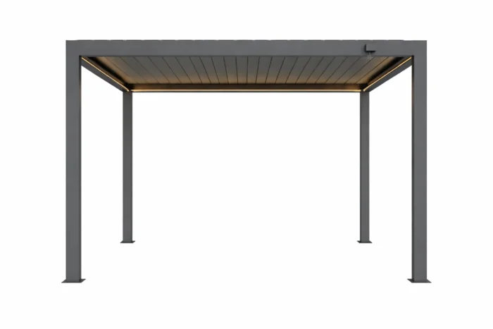 Camello Ventura pergola 300x300 cm antraciet - Grijs-antraciet